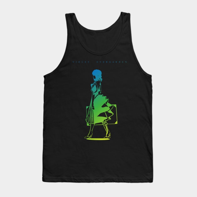 Violet Evergarden Anime Sunrise Tank Top by zerooneproject